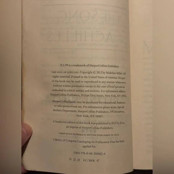 The Song of Achilles by Madeline Miller - Picture 4 of 4